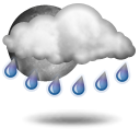Averses de pluie,24.0°C