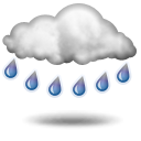 Pluie forte,16.1°C