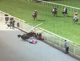 Accident rare sur l'hippodrome de Nantes mardi 12 avril
