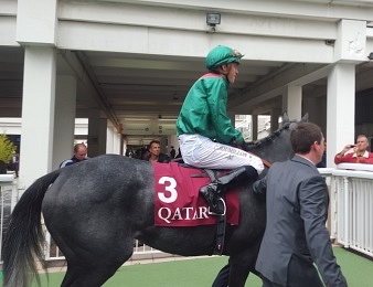Christophe Soumillon sera en selle sur une pouliche appartenant à Son Altesse Aga Khan