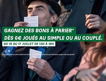 Des milliers de bons à parier à gagner au PMU