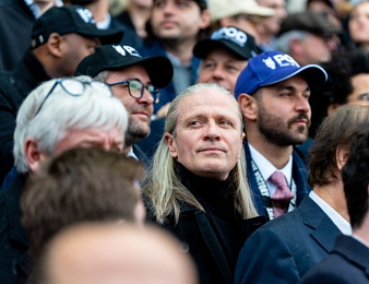 Emmanuel Petit lors du Prix d'Amérique Legend Race