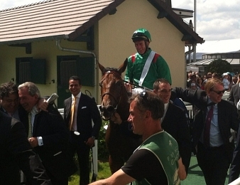 Johnny Murtagh en selle sur Valyra