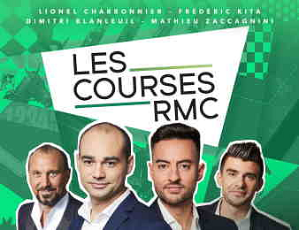 L'émission Les Courses RMC a lieu tous le samedis de 13H à 14h