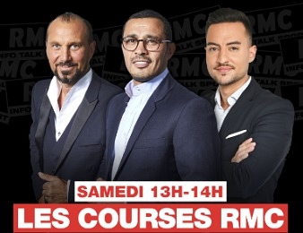 L'émission Les Courses RMC a lieu tous les samedis de 13h à 14h