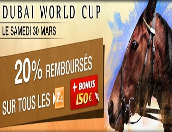 La Dubaï World Cup à l'honneur sur ZEturf