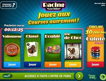 La Racing Machine est destinée au grand public