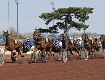 La troisième étape du GNT avait lieu sur l'hippodrome de Lyon-La Soie.