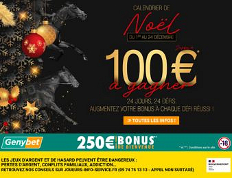 Le calendrier de Noël Genybet