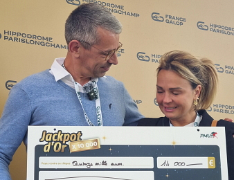 Le parieur Pierre-Eric a gagné 14 000 euros grâce au Jackpot d'Or x 10 000