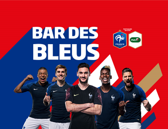 Le PMU donne rendez-vous aux supporters dans un Bar des Bleus parisiens
