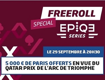 Le PMU met en place les EpiqE Series Freeroll
