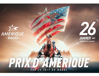 Le Prix d'Amérique Legend Race a lieu le dimanche 26 janvier 2025
