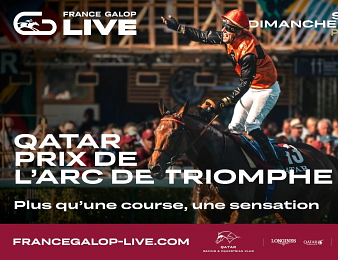 Le Qatar Prix de l'Arc de Triomphe est programmé le dimanche 6 octobre à ParisLongchamp