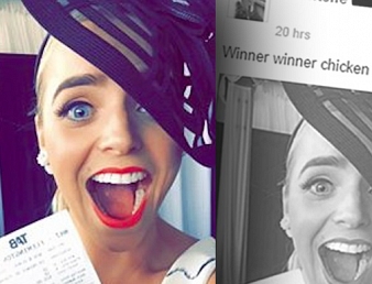 Le selfie de la jeune australienne