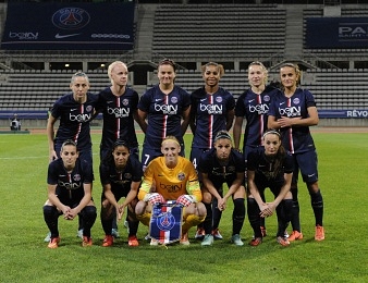 Les joueuses du PSG à l'honneur à Longchamp