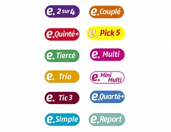 Les logos des paris PMU.fr