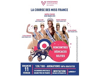 Les Miss France s'affronteront sur la piste de Paris-Vincennes
