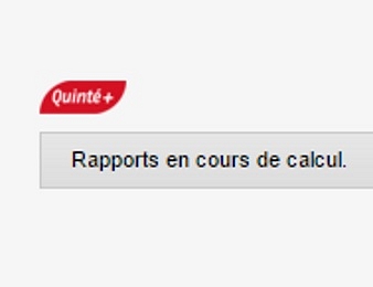 Les rapports du Quinté ne sont pas connus à 16h