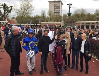 Lionel, s'impose dans le Prix de l'Atlantique ce samedi 23 avril à Enghien
