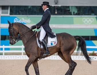 Mathieu Lemoine lors du concours complet