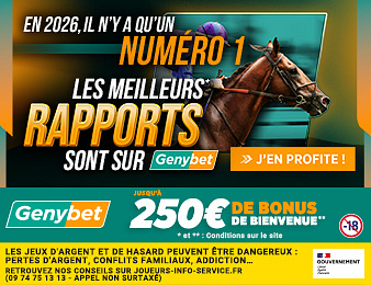 Ouvrez un compte sur Genybet
