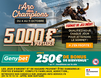 Ouvrez un compte sur Genybet