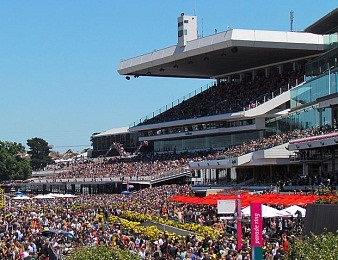 Plus de 100 000 personnes étaient sur l'hippodrome de Flemington