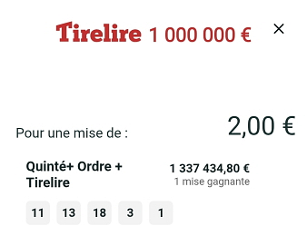 Record de gains au PMU