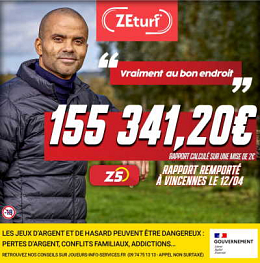Record de gains au ZE5 Ordre sur ZEturf