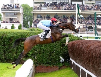 So French lors du Grand Steeple-Chase de Paris 2016