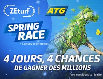 Spring Race du jeudi 9 au dimanche 12 avril sur ZEturf