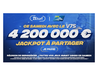Tentez votre chance au premier V75 de l'histoire sur ZEturf