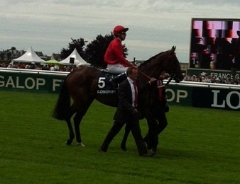 Trêve lors de sa victoire dans le Prix de Diane 2013