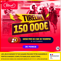 Une MEGA TIRELIRE DE 150 000 euros sur ZEturf