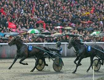 Up and Quick, deuxième d'un Prix d'Amérique couru dans des conditions difficiles en 2014