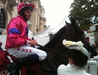William Buick après sa victoire
