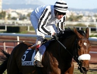 Wutzeline a lourdement chuté lors du Grand Steeple de Cagnes 2014
