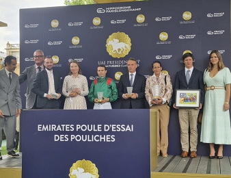 Zarigana s'impose sur tapis vert dans la Poule d'Essai des Pouliches.