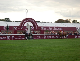 Arrivée du Qatar Prix de l'Arc de Triomphe 2013